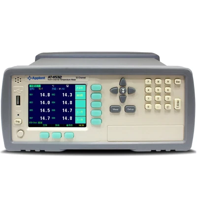 Testador de temperatura multicanal com termopar J/K/T/E/S/N/B/R